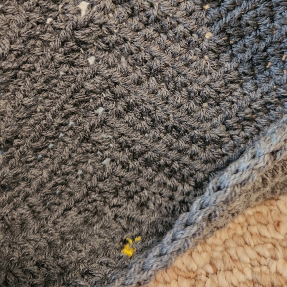 Handmade Crocheted Heather Grey Clutch - Picture 6 of 6